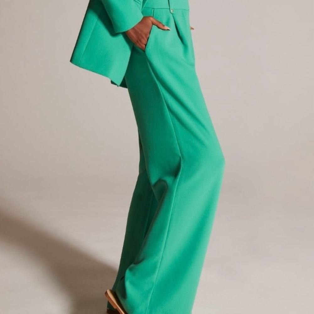 Exquise green trousers - Anthropologie